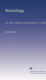 nasology or hints towards a classification of noses_cover