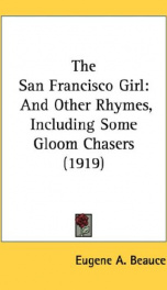 the san francisco girl and other rhymes including some gloom chasers_cover