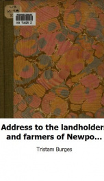 address to the landholders and farmers of newport county_cover