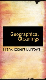 geographical gleanings_cover