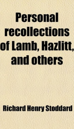 personal recollections of lamb hazlitt and others_cover