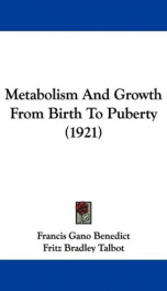 metabolism and growth from birth to puberty_cover