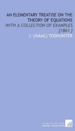 an elementary treatise on the theory of equations_cover