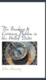 the banking currency problem in the united states_cover