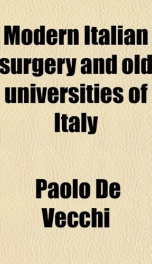 modern italian surgery and old universities of italy_cover