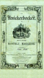 The Knickerbocker, or New-York Monthly Magazine, June 1844_cover