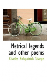 metrical legends and other poems_cover