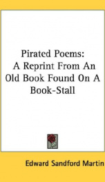 pirated poems a reprint from an old book found on a book stall_cover