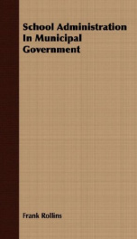 school administration in municipal government_cover