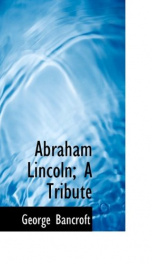 abraham lincoln a tribute_cover