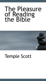 the pleasure of reading the bible_cover