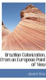 brazilian colonization from an european point of view_cover