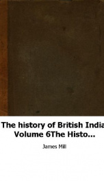 the history of british india volume 6_cover