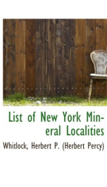 list of new york mineral localities_cover