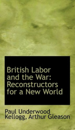 british labor and the war_cover