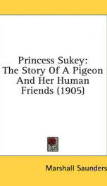 princess sukey the story of a pigeon and her human friends_cover