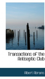 transactions of the antiseptic club_cover