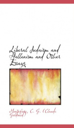 liberal judaism and hellenism and other essays_cover