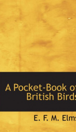 a pocket book of british birds_cover