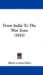 from india to the war zone_cover