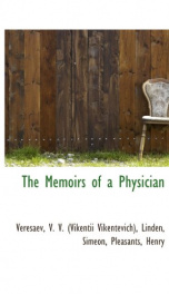 the memoirs of a physician_cover