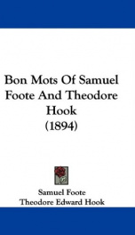 bon mots of samuel foote and theodore hook_cover