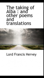 the taking of alba and other poems and translations_cover