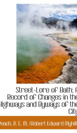 street lore of bath_cover
