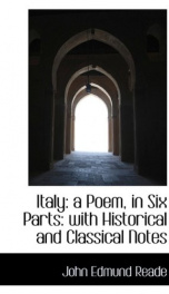 italy a poem in six parts with historical and classical notes_cover