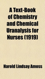 a text book of chemistry and chemical uranalysis for nurses_cover