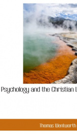 psychology and the christian life_cover