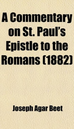 a commentary on st pauls epistle to the romans_cover