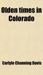 olden times in colorado_cover