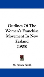 outlines of the womens franchise movement in new zealand_cover