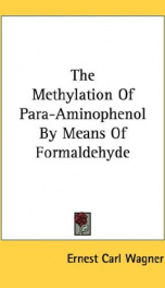 the methylation of para aminophenol by means of formaldehyde_cover