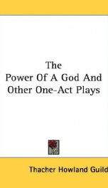 the power of a god and other one act plays_cover