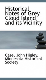 historical notes of grey cloud island and its vicinity_cover