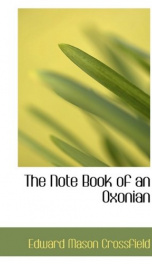 the note book of an oxonian_cover