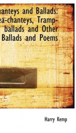 chanteys and ballads sea chanteys tramp ballads and other ballads and poems_cover