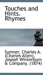 touches and hints rhymes_cover