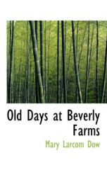 old days at beverly farms_cover