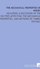 The Mechanical Properties of Wood_cover