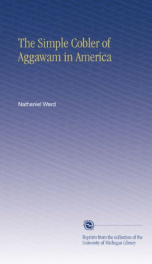 the simple cobler of aggawam in america_cover