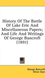 history of the battle of lake erie and miscellaneous papers_cover