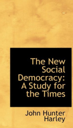 the new social democracy a study for the times_cover
