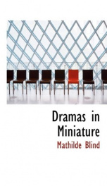 dramas in miniature_cover
