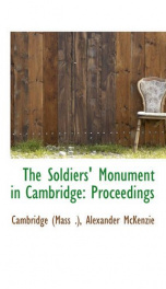 the soldiers monument in cambridge_cover