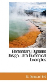 elementary dynamo design with numerical examples_cover