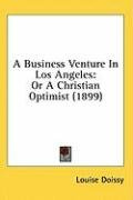 a business venture in los angeles or a christian optimist_cover