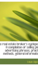 the real estate brokers cyclopedia a compilation of selling plans advertising_cover